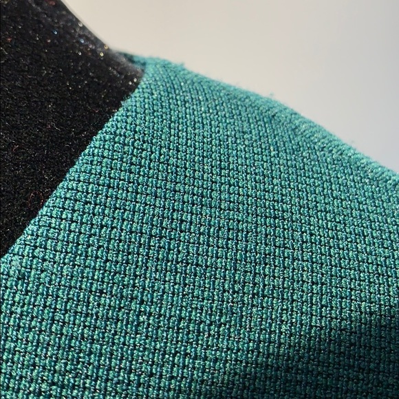 Eliza j forest Green asymmetrical ruffle dress - Picture 6 of 8